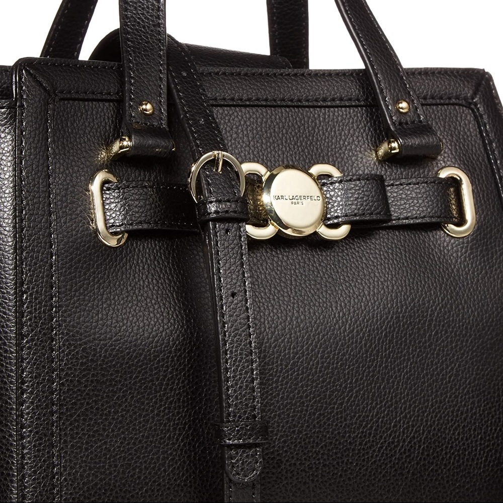 NWT Karl Lagerfeld Paris leather Satchel/crossbody - Picture 6 of 10